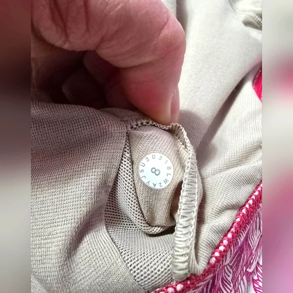 LULULEMON Mind Over Miles Bra Floral Bloom Star Ruby Size 8 - Picture 5 of 7